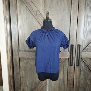 Hill House Navy Blouse